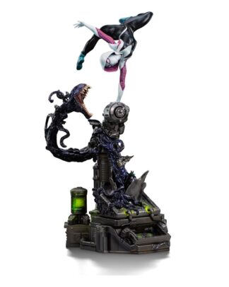 Spider-Man vs Villains Art Scale Statue 1/10 Ghost Spider Diorama  34 cm