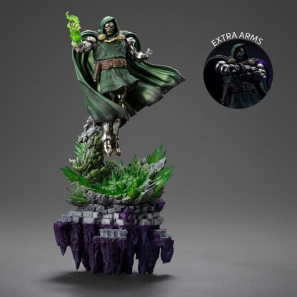 The Infinity Gauntlet Marvel Legends Diorama Art Scale Statue 1/10 Doctor Doom Deluxe Edition 42 cm – Bild 8