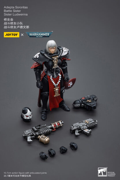 Warhammer 40k Actionfigur 1/18 Adepta Sororitas Battle Sister Sister Ludwenna 10 cm – Bild 8