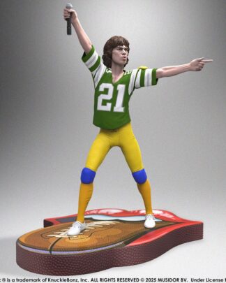 Rolling Stones Rock Iconz Statue Mick Jagger US Tour 1981 (Green Jersey) 22 cm