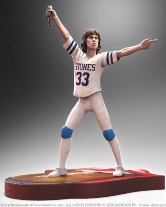 Rolling Stones Rock Iconz Statue Mick Jagger US Tour 1981 (White Jersey) 22 cm