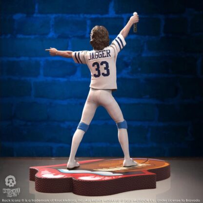 Rolling Stones Rock Iconz Statue Mick Jagger US Tour 1981 (White Jersey) 22 cm – Bild 5