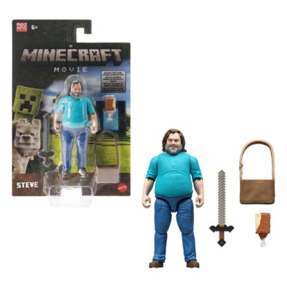 Ein Minecraft Film Actionfigur Steve 10 cm – Bild 4