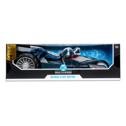 DC Multiverse Fahrzeug Bat-Raptor with Batman (The Batman Who Laughs) (Gold Label) - Stark beschädigte Verpackung – Bild 13