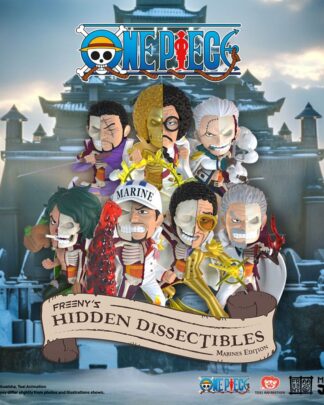One Piece Freeny's Hidden Dissectables Marines Edition 4 inch Vinyl Figure Blind Box Display (6)