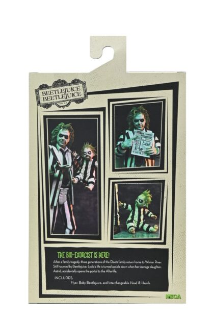 Beetlejuice Beetlejuice Actionfigur 7 Scale Ultimate Striped Suit Beetlejuice 18 cm – Bild 2