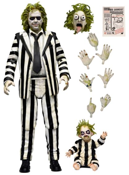 Beetlejuice Beetlejuice Actionfigur 7 Scale Ultimate Striped Suit Beetlejuice 18 cm – Bild 13