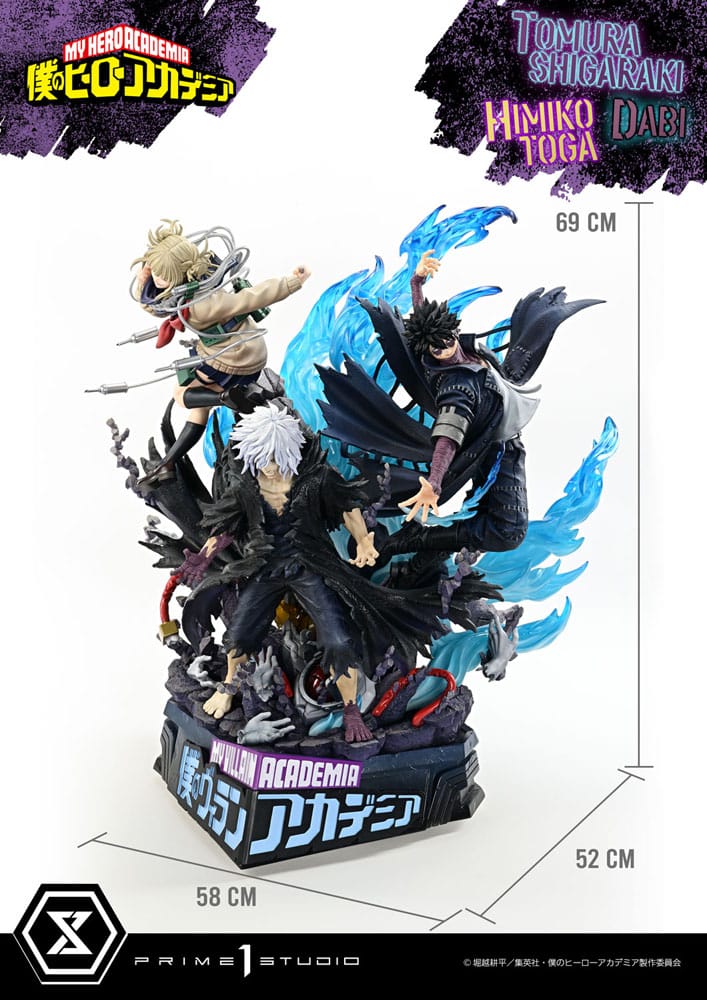 My Hero Academia Statue Ultimate Premium Masterline Tomura Tomura Shigaraki, Dabi & Himiko Toga 69 cm – Bild 3