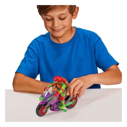 Die Abenteuer der Teenage Mutant Ninja Turtles Actionfigur mit Fahrzeug Raphael & Purple Dragon 12 cm – Bild 4