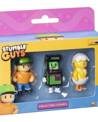 Stumble Guys: Wave 2 3er-Figuren-Fensterbox Sammelfiguren Mr Stumble + Stumble Invaders + Hatchling