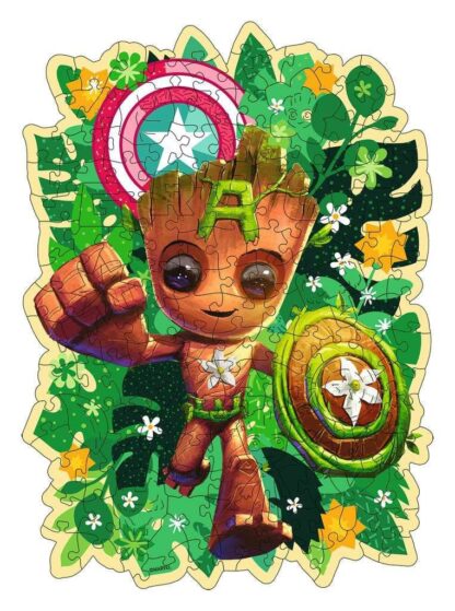 Marvel WOODEN Holz-Puzzle Groot (150 Teile) – Bild 2