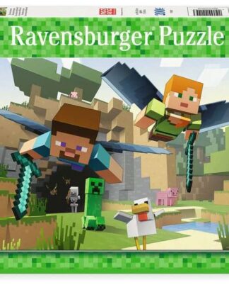 Minecraft Kinderpuzzle XXL Tierische Abenteuer (200 Teile)