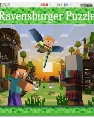 Minecraft Kinderpuzzle XXL Baukunst und Abenteuer (150 Teile)