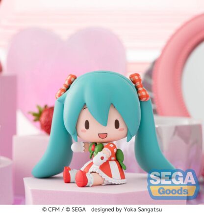 Character Vocal Series 01: Hatsune Miku Fuwa Petit Chibi Figur Hatsune Miku x Love and Berry Dress Up and Dance! Lovely Strawberry 8 cm – Bild 7