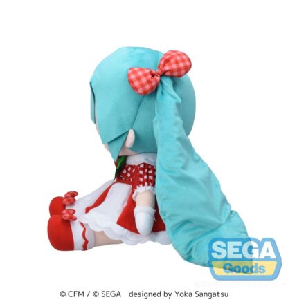 Character Vocal Series 01: Hatsune Miku Fuwa Petit Plüschfigur Hatsune Miku x Love and Berry Dress Up and Dance! Lovely Strawberry 40 cm – Bild 2