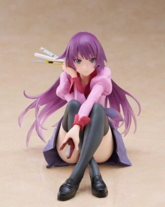 Monogatari PVC Statue Desktop Cute Figure Hitagi Senjougahara 13 cm