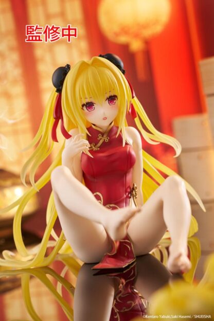 To Love Ru Darkness PVC Statue Desktop Cute Figure Golden Darkness (Chinese Dress Ver.) 13 cm – Bild 4
