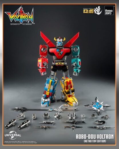 Voltron: Defender of the Universe Robo-Dou Actionfigur Voltron Retro Toy Edition 27 cm – Bild 2