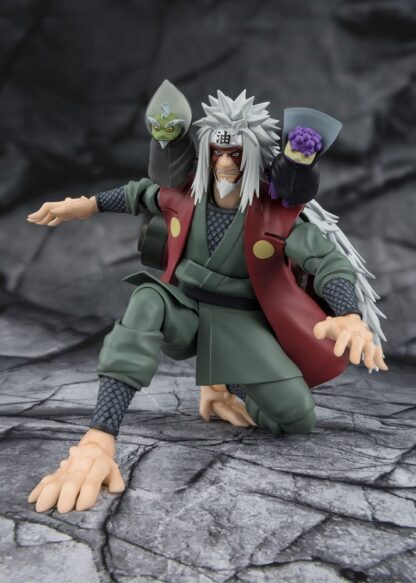 Naruto S.H.Figuarts Actionfigur Jiraiya Hidden Leaf Heroic Master Sage (Sage Mode Set) 17 cm – Bild 4