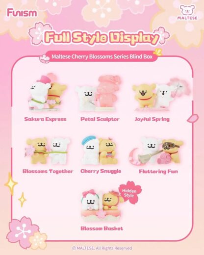 Maltese Cherry Blossoms Series Minifiguren 10 cm Display (6)