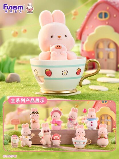 Momo Bunny Strawberry Town Series Minifiguren 10 cm Display (8)