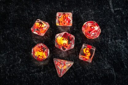 Dragon Storm Inclusion Würfel Set Red Dragon (7) – Bild 5