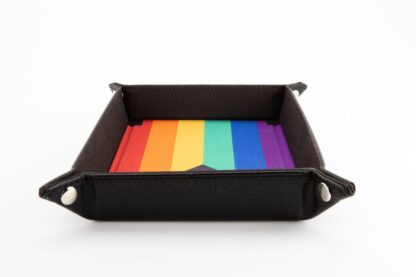 FanRoll Faltbarer Würfelteller Pride Rainbow Flag – Bild 3