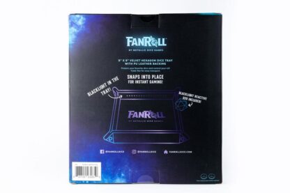FanRoll Shadowlight Faltbarer Blacklight Würfelteller Black – Bild 11