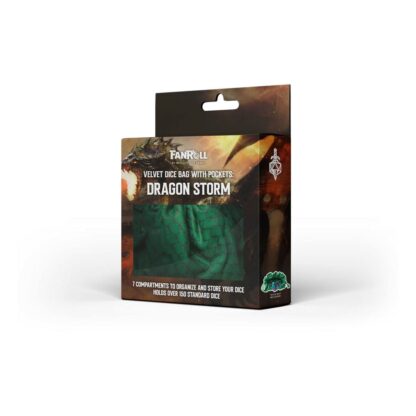 Dragon Storm Würfelbeutel mit Fächern Green Dragon Scales – Bild 2