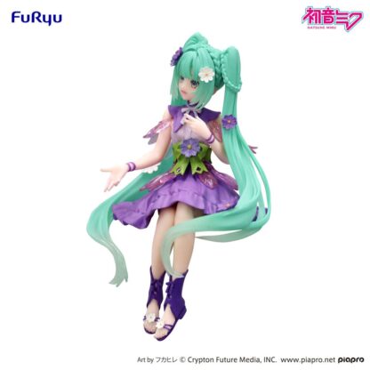 Hatsune Miku Noodle Stopper PVC Statue Flower Fairy Cosmos Purple Color Ver. 14 cm – Bild 2