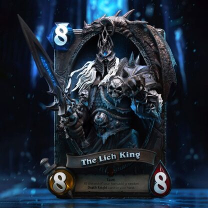 Hearthstone 3D Art Frame Statue The Lich King 31 cm – Bild 13