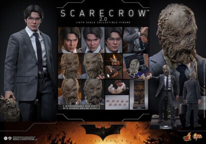 Batman Begins Movie Masterpiece Actionfigur 1/6 Scarecrow 2.0 30 cm – Bild 21