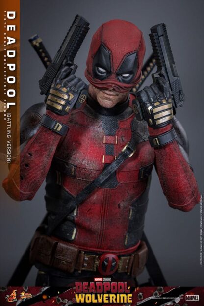 Deadpool & Wolverine Movie Masterpiece Actionfigur 1/6 Deadpool (Battling Version) 31 cm – Bild 4