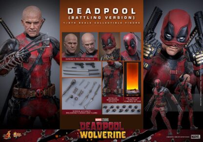 Deadpool & Wolverine Movie Masterpiece Actionfigur 1/6 Deadpool (Battling Version) 31 cm – Bild 23