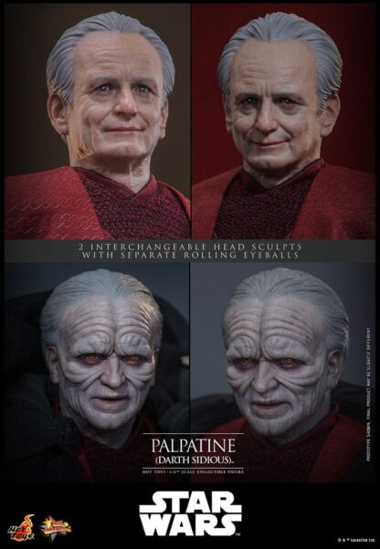 Star Wars: Episode III - Die Rache der Sith Actionfigur 1/6 Palpatine (Darth Sidious) 29 cm – Bild 21