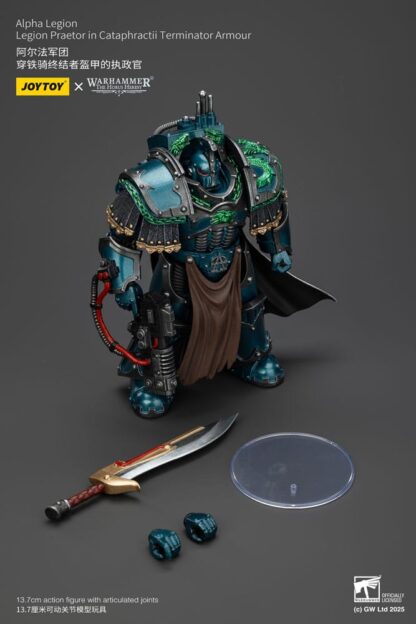 Warhammer The Horus Heresy Actionfigur Alpha Legion Legion Praetor in Cataphractii Terminator Armour 18 cm – Bild 2