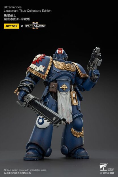 Warhammer 40,000: Space Marine 2 Actionfigur Ultramarines Lieutenant Titus Collectors Edition 13 cm – Bild 2
