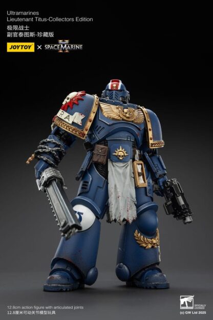 Warhammer 40,000: Space Marine 2 Actionfigur Ultramarines Lieutenant Titus Collectors Edition 13 cm – Bild 4