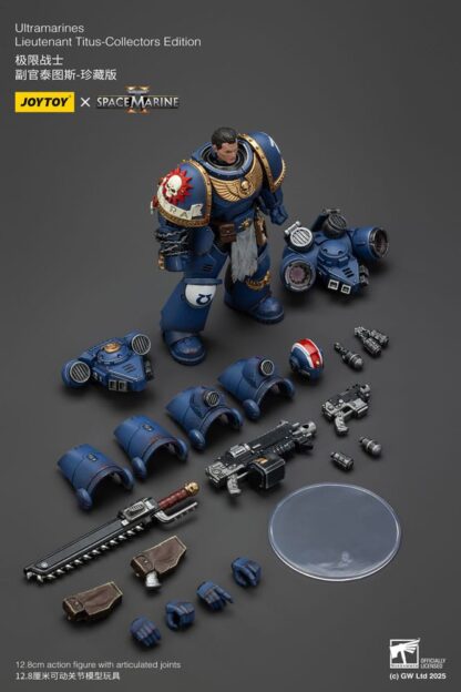 Warhammer 40,000: Space Marine 2 Actionfigur Ultramarines Lieutenant Titus Collectors Edition 13 cm – Bild 5