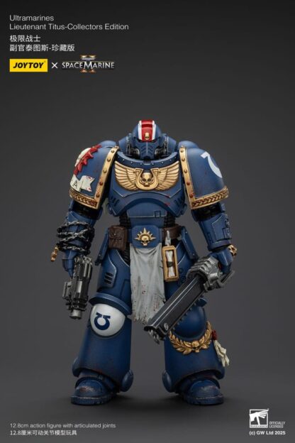 Warhammer 40,000: Space Marine 2 Actionfigur Ultramarines Lieutenant Titus Collectors Edition 13 cm – Bild 7