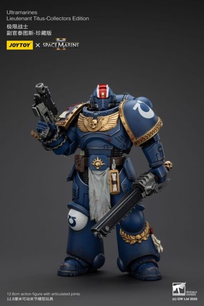 Warhammer 40,000: Space Marine 2 Actionfigur Ultramarines Lieutenant Titus Collectors Edition 13 cm – Bild 8