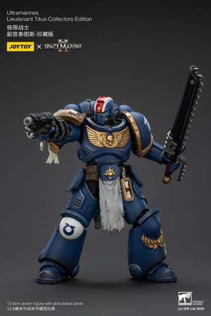 Warhammer 40,000: Space Marine 2 Actionfigur Ultramarines Lieutenant Titus Collectors Edition 13 cm – Bild 10