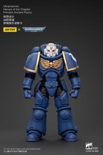 Warhammer 40k Actionfigur 1/18 Ultramarines Heroes of the Chapter Primaris Ancient Posca 20 cm – Bild 8