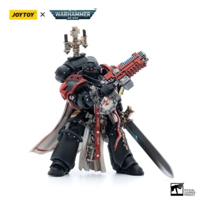 Warhammer 40k Actionfigur 1/18 Black Templars Sword Brethren Brother Lombast 12 cm – Bild 3