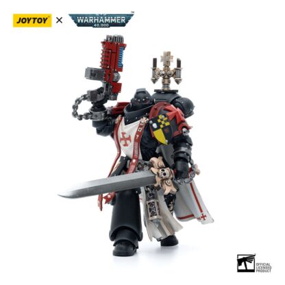 Warhammer 40k Actionfigur 1/18 Black Templars Sword Brethren Brother Lombast 12 cm – Bild 4