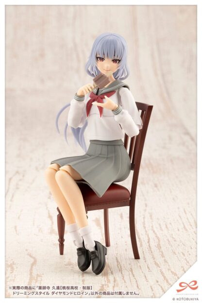 Sousai Shojo Teien Plastic Model Kit 1/10 Kuon Yakushiji Toudou High School Uniform Dreaming Style Diamond Heroine 16 cm – Bild 6