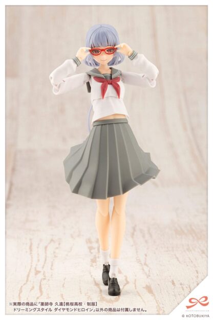 Sousai Shojo Teien Plastic Model Kit 1/10 Kuon Yakushiji Toudou High School Uniform Dreaming Style Diamond Heroine 16 cm – Bild 7