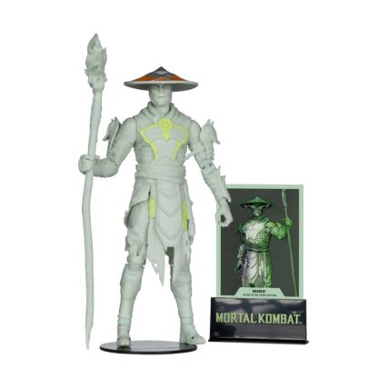 Mortal Kombat  Actionfigur Glow in the Dark Edition Raiden (Gold Label) 18 cm – Bild 2