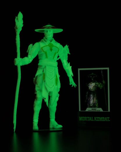 Mortal Kombat  Actionfigur Glow in the Dark Edition Raiden (Gold Label) 18 cm – Bild 12