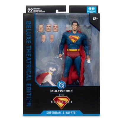 Superman (2025) DC Multiverse Deluxe Actionfigur Superman with Krypto the Super Dog 18 cm – Bild 8